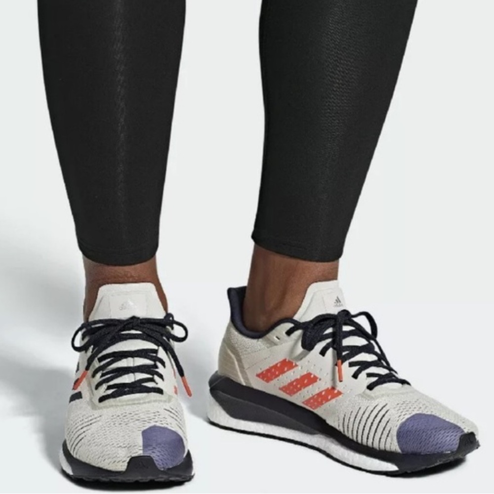 Adidas Boost Men's Beige and Black Running Shoes